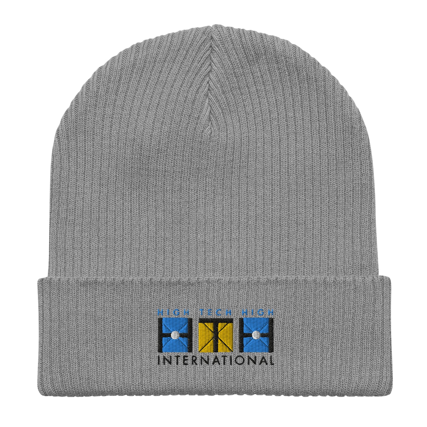 Beanie, official logo, black/blue