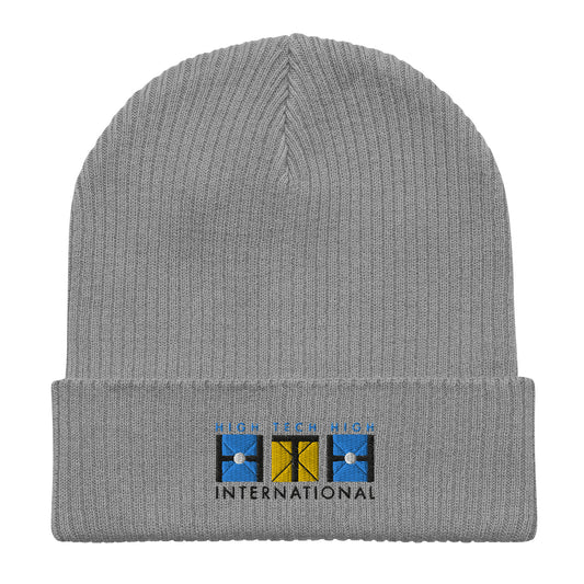 Beanie, official logo, black/blue