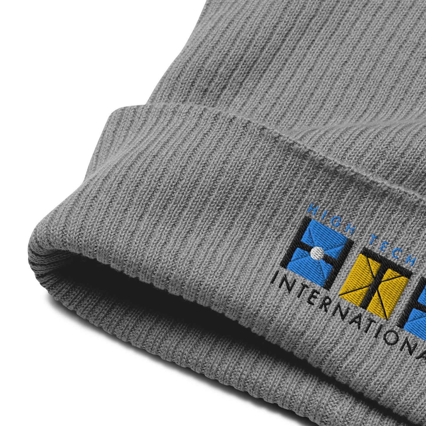 Beanie, official logo, black/blue