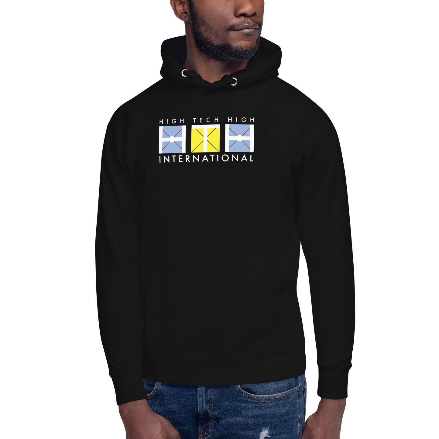 Unisex Hoodie, Official Logo, white lettering