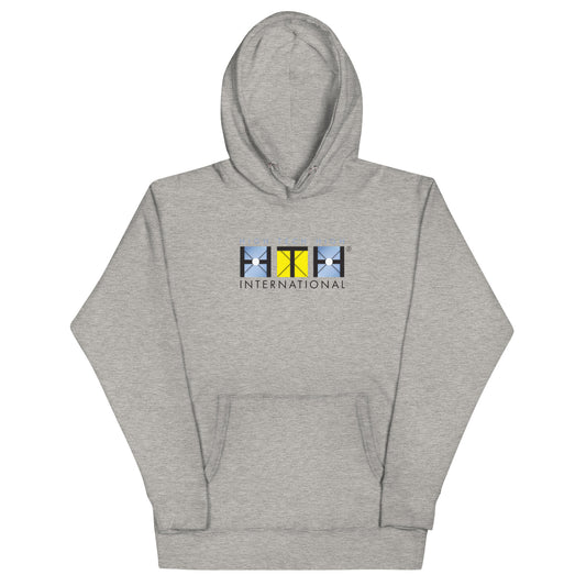 Unisex Hoodie, Official Logo, blue/black lettering