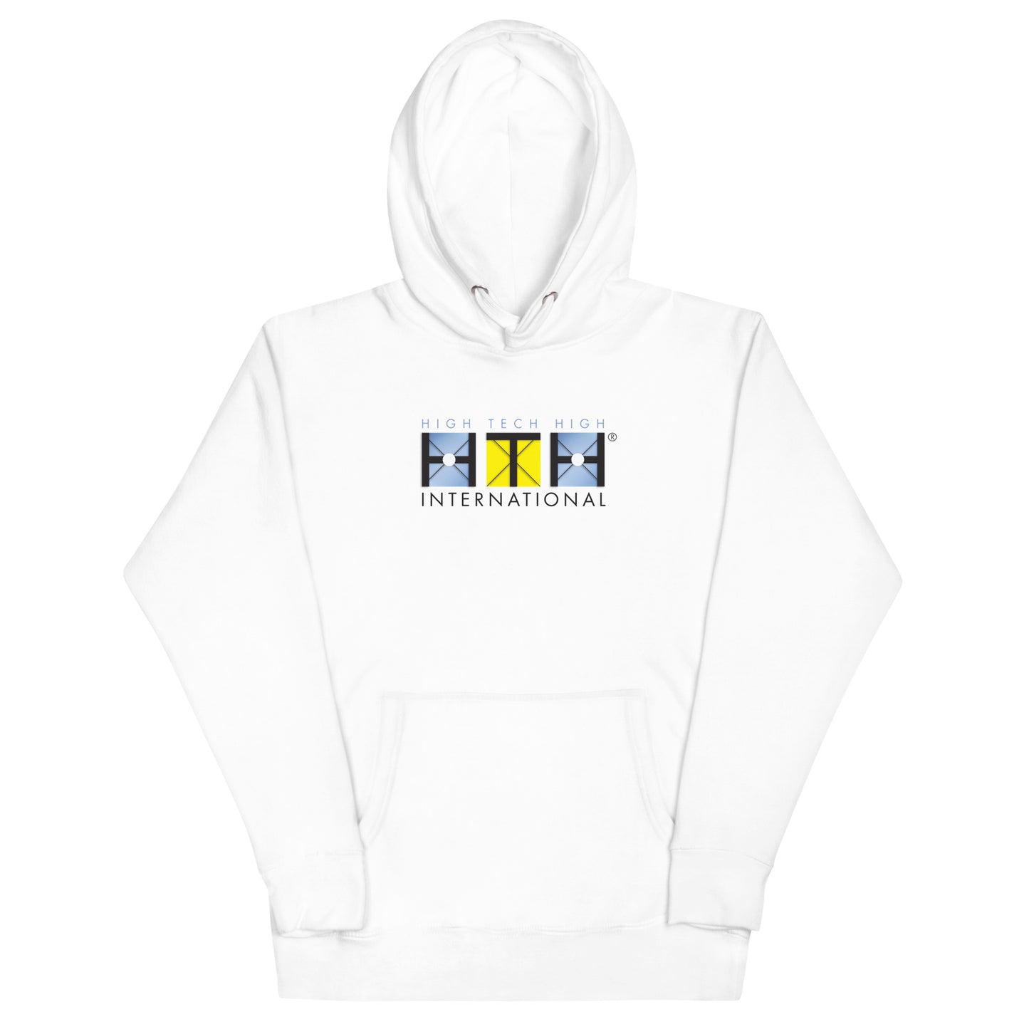 Unisex Hoodie, Official Logo, blue/black lettering